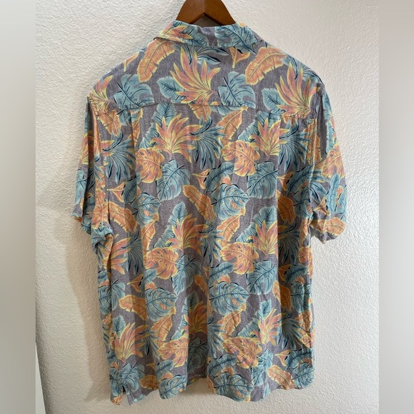 Havana Jim Tropical Hawaiian Floral Pattern Men’s Shirt Size XL - Picture 5 of 8